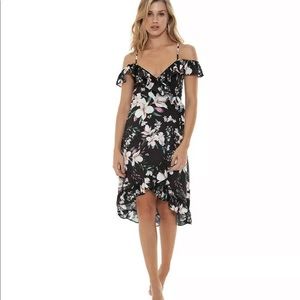 NIGHT FALL ROSE DRESS BY AGUA BENDITA